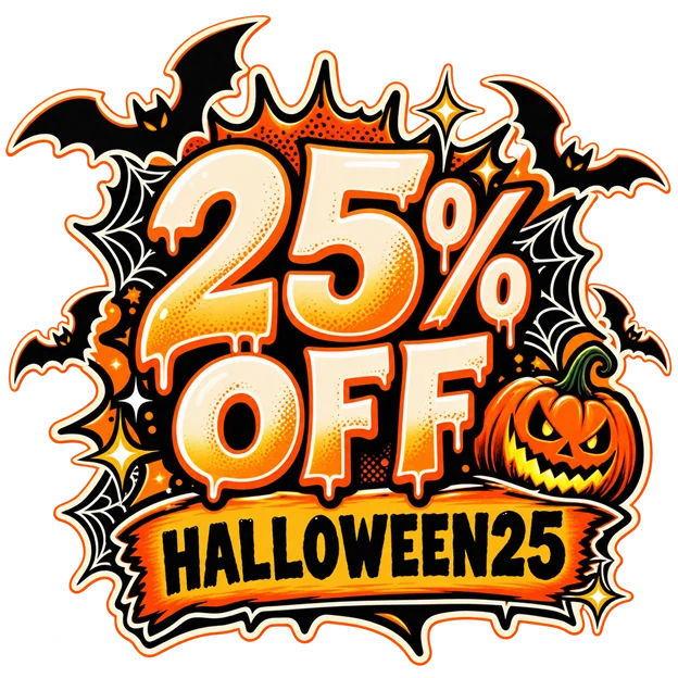 25% off with code HALLOWEEN25