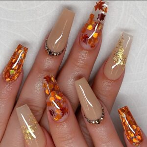 Autumn Amber Luxe 

Press-On Nails