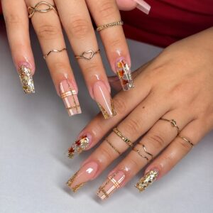 Autumn Gold Glam
Nails Press-On Nails