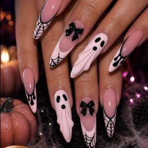 Gothic Ghost Press-On Nails