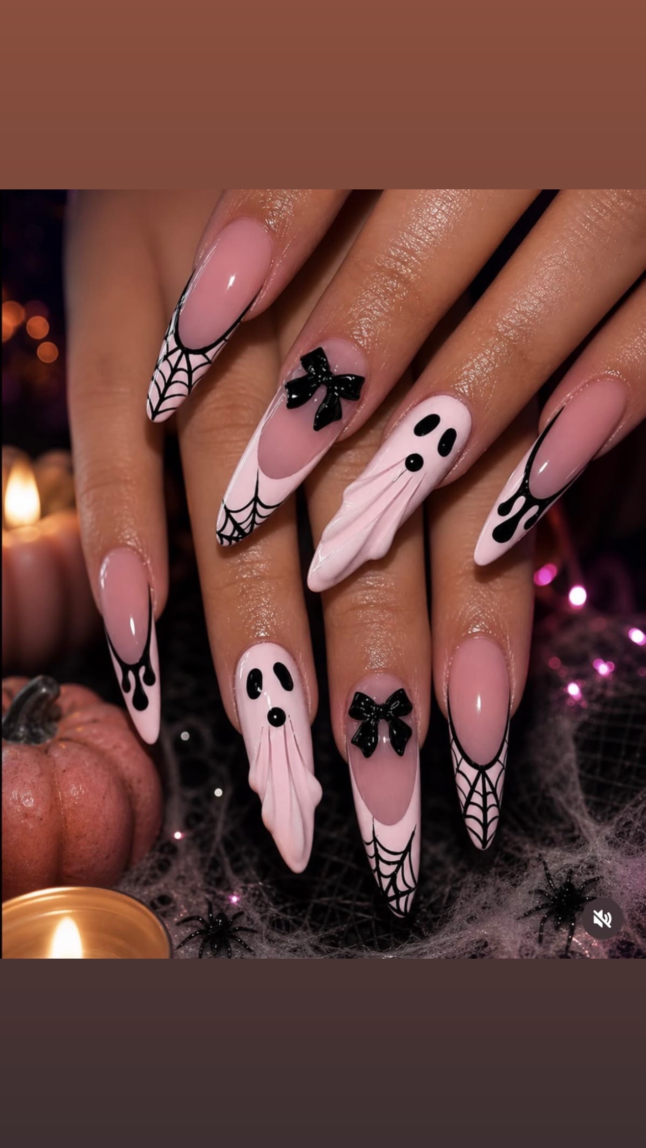Gothic Ghost Press-On Nails