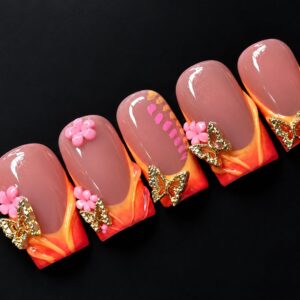Butterfly Sunset Press-On Nails