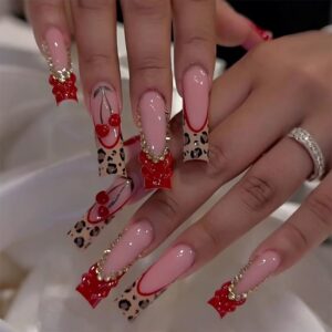 Blush Rose Garden Press-On Nails