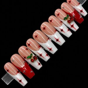 Blush Romance Heart Press-On Nails