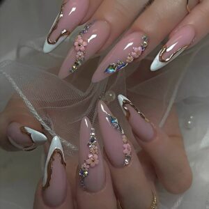 Tropical Mosaic Press-On Nails
