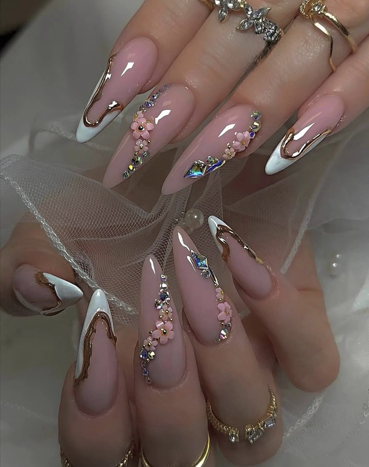 Tropical Mosaic Press-On Nails
