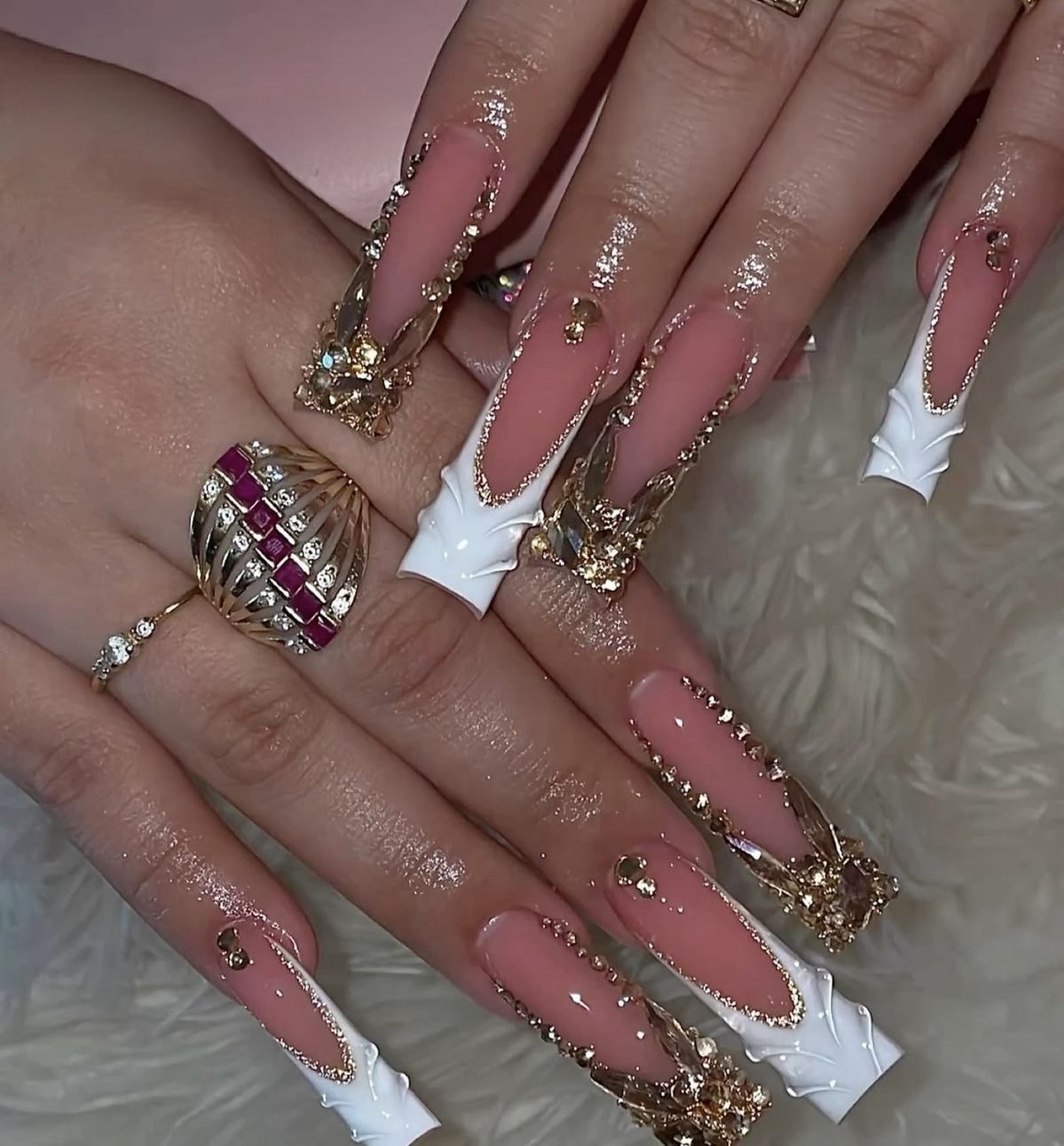 Rose Gold Luxe Press-On Nails