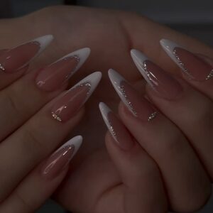 Golden Leopard Bloom Press-On Nails
