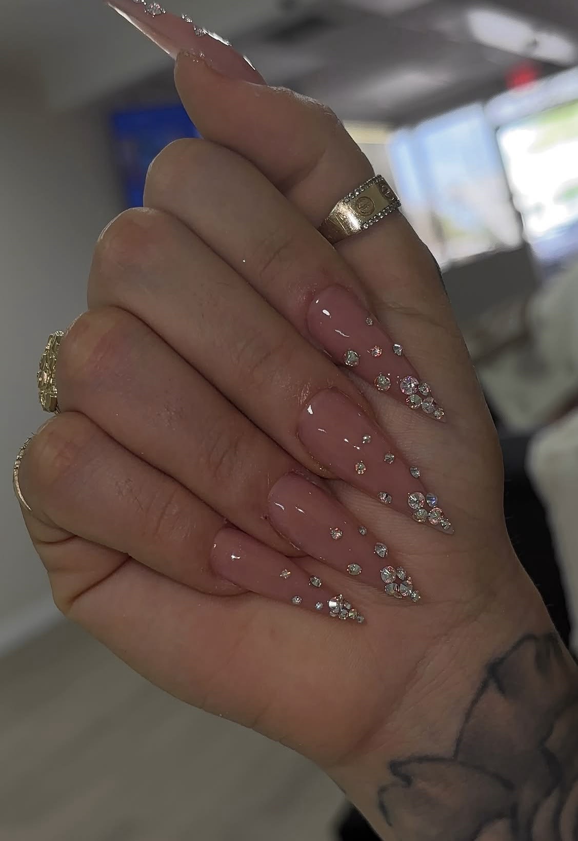 Diamond Kiss 💎 Press-On Nails