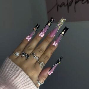 Black Glam Press-On Nails