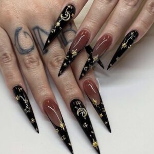 Midnight Celestial Press-On Nails