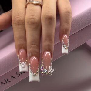 Crystal French Elegance
Press-On Nails