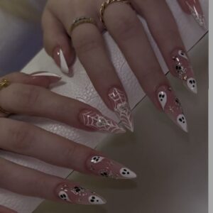 Blush Romance Heart Press-On Nails