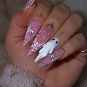 Ghostly Lace Press-On Nails