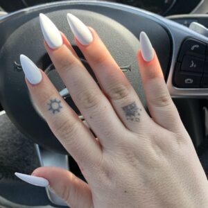 Arctic White Press-On Nails